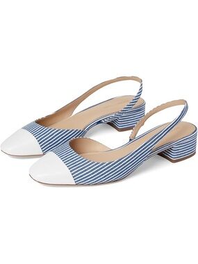 Veronica Beard Cecile Half d'Orsay
Slingback Pump blue & white stripe